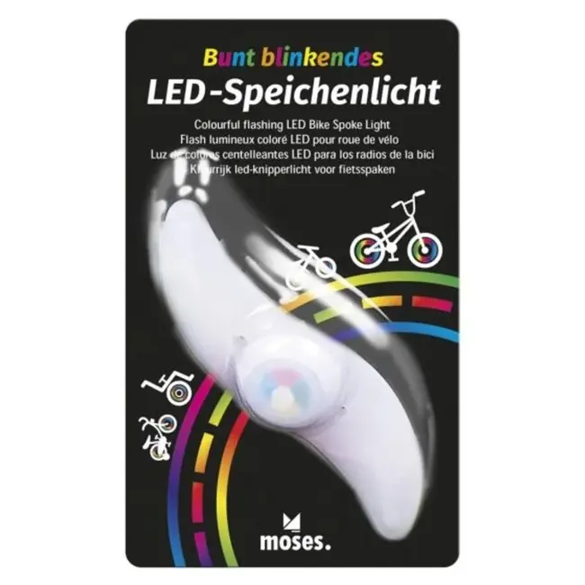 Moses LED spaakverlichting met 3 licht- standen
