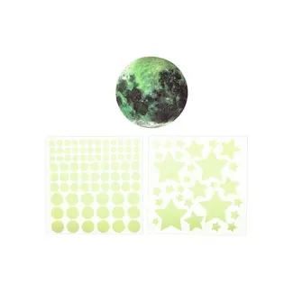 Moses Maan en sterren glow in the dark set 111 stickers