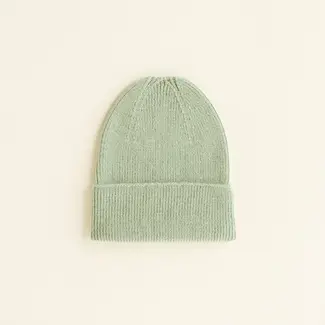 HVID Beanie wol Fonzie NEWBORN  Mint