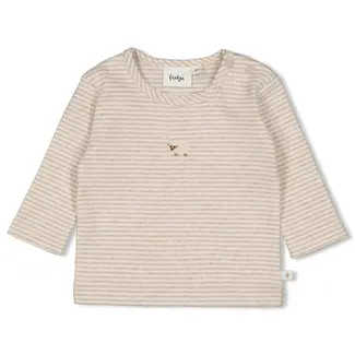 Feetje Longsleeve rib met streep - Sleepy Sheepy