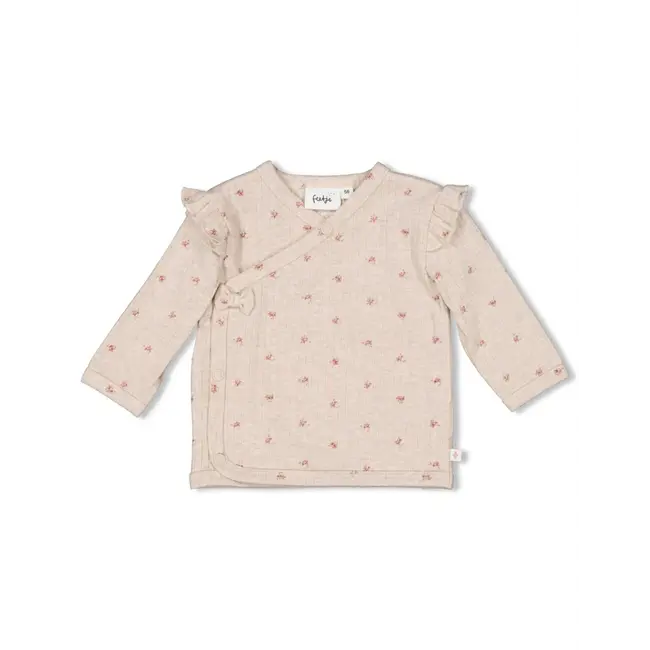 Feetje Overslagshirt rib AOP - Morning Sun