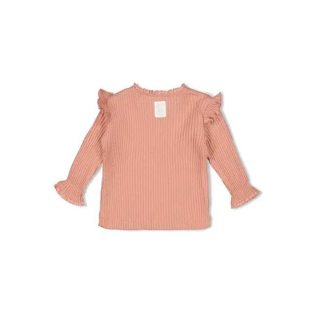 Feetje Longsleeve ajour rib - Morning Sun