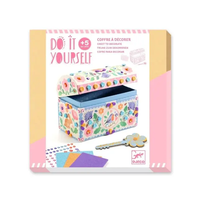 Djeco Knutselset - Schatkist roze