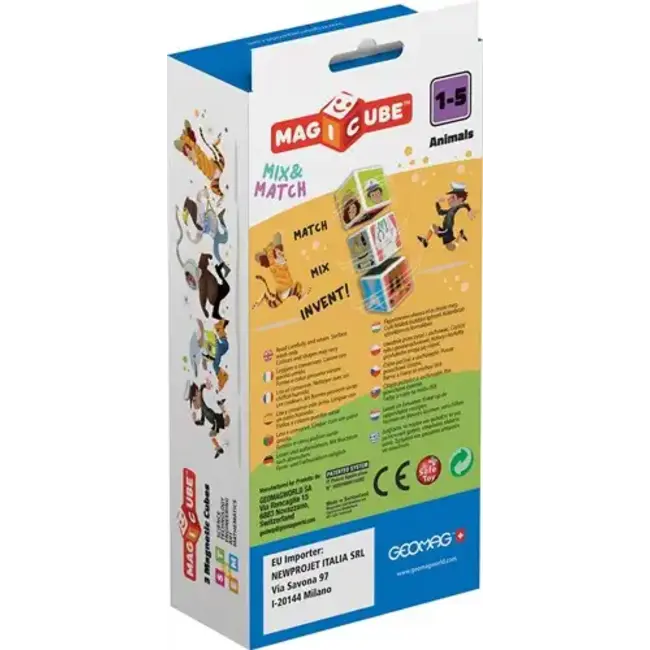 Geomag Magicube Mix & match Animals 3 pcs