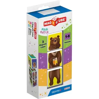 Geomag Magicube Mix & match Animals 3 pcs Geomag Magicube Mix & match Animals 3 pcs