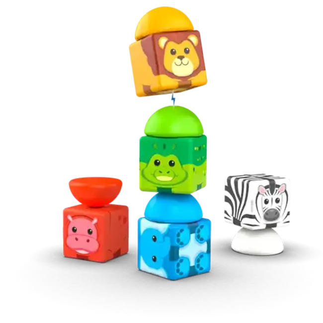 Geomag Magicube Stacking Safari 10-delig