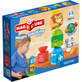 Geomag Magicube Stacking Safari 10-delig
