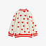 Mini Rodini Hearts aop velour baseball cardigan