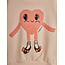 Mini Rodini Heart in shoes chenille sweatshirt Pink