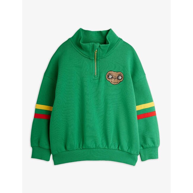 Mini Rodini E.T emb halfzip sweatshirt