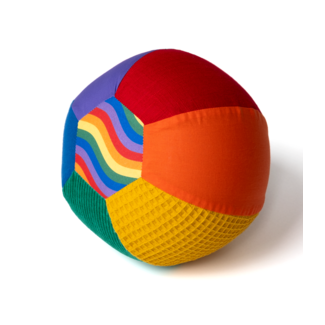 Little Botanic Label Sensorische Ballonbal -  regenboog