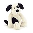 Jellycat Bashful Rufferty Black & Cream Puppy original