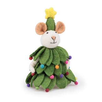 Sjaal met een verhaal Decoratie Muis Kerstboom