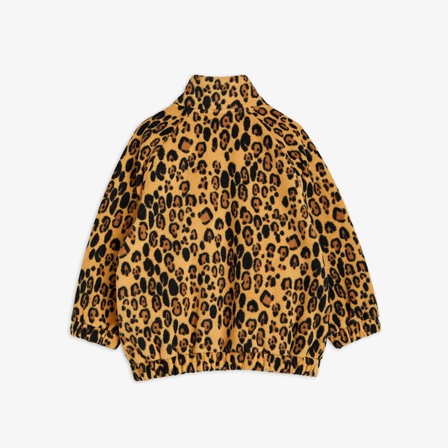 Mini Rodini Leopard fleece jacket leo
