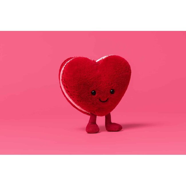 Jellycat Amuseables Ariette Heart Macaron (Red)