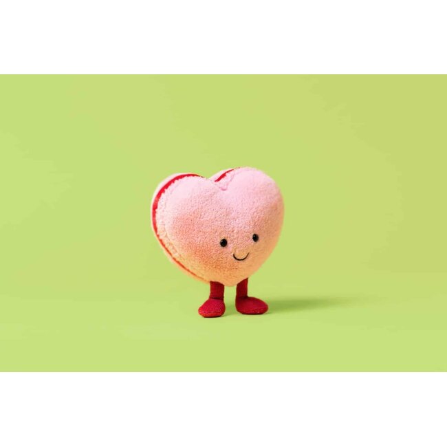 Jellycat Amuseables Colette Heart Macaron (Pink)