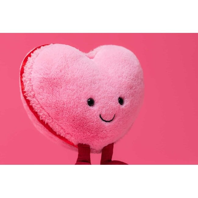 Jellycat Amuseables Colette Heart Macaron (Pink)