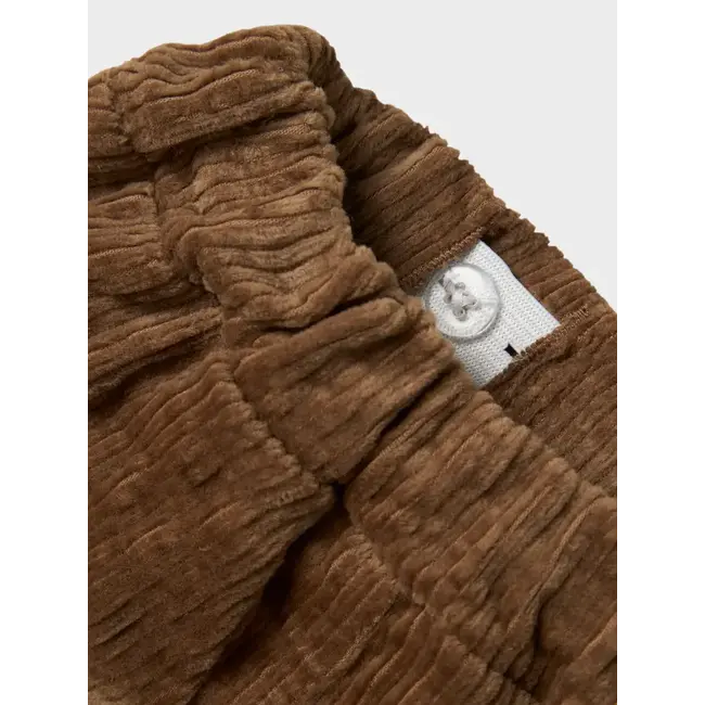 Lil' Atelier NBMOSMUND LOOSE CORD PANT 4241-SD LIL Sepia Tint