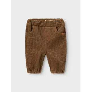 Lil' Atelier NBMOSMUND LOOSE CORD PANT 4241-SD LIL Sepia Tint