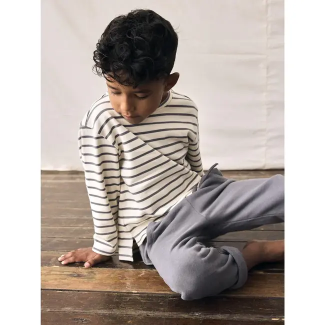 Lil' Atelier NMMLIMIA LS LOOSE TOP LIL NOOS Turtledove OVERLAND TREK