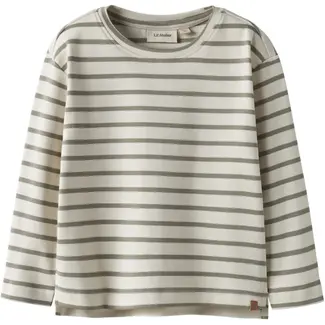 Lil' Atelier NMMLIMIA LS LOOSE TOP LIL NOOS Turtledove OVERLAND TREK