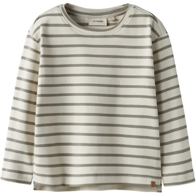 Lil' Atelier NMMLIMIA LS LOOSE TOP LIL NOOS Turtledove OVERLAND TREK