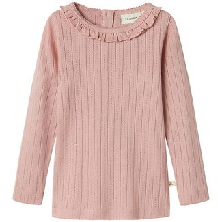 Lil' Atelier NMFRACHEL NIS LS SLIM TOP LIL NOOS Misty Rose