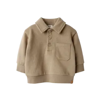 Lil' Atelier NBMILONDON ROA LS LOOSE SWEAT LIL Sepia Tint