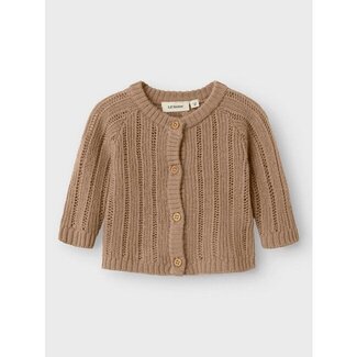Lil' Atelier NBMNOMO WOOL LS KNIT CARD LIL Tigers Eye