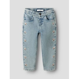 Lil' Atelier NMFDARLEE DOA LOOSE JEANS 4499-SE LIL FLOWER EMB