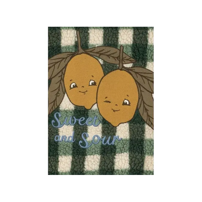 Konges Slojd JODY TEDDY JACKET GRS Green check