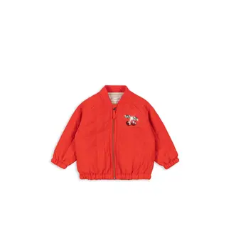 Konges Slojd JUNO SEQUIN BOMBER JACKET FIERY RED