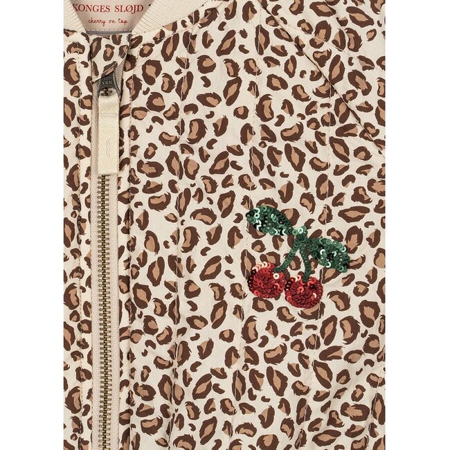Konges Slojd JUNO PRINTED SEQUIN BOMBER JACKET LEO
