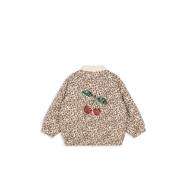 Konges Slojd JUNO PRINTED SEQUIN BOMBER JACKET LEO