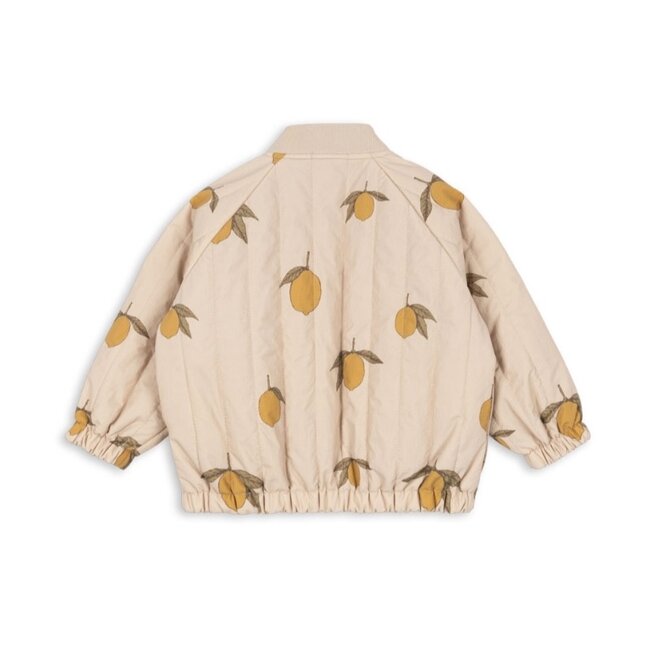 Konges Slojd JUNO PRINTED BOMBER JACKET MON GRAND CITRON