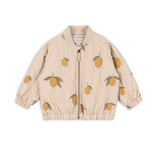 Konges Slojd JUNO PRINTED BOMBER JACKET MON GRAND CITRON