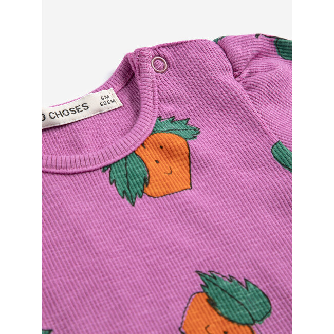 Bobo Choses Tangerine all over T-shirt baby