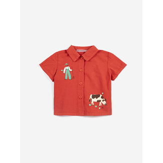 Bobo Choses Farm adventure woven shirt