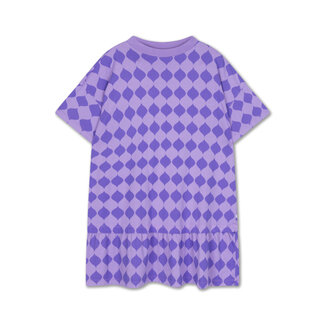 Repose AMS 65. bottom hem ruffle dress soft harlequin