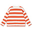 Repose AMS 25. boxy sweater flame red block stripe