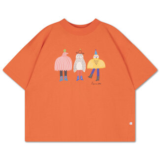 Repose AMS 56. boxy tee flame red