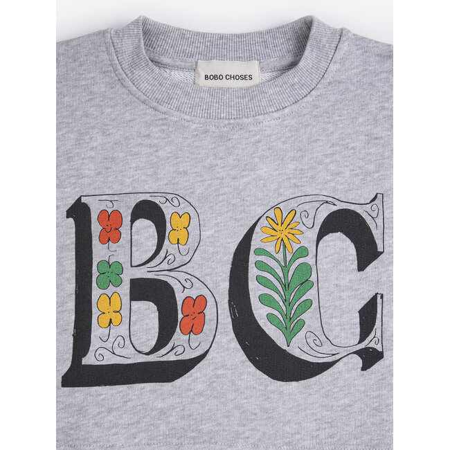 Bobo Choses Spring Letters cropped sweatshirt