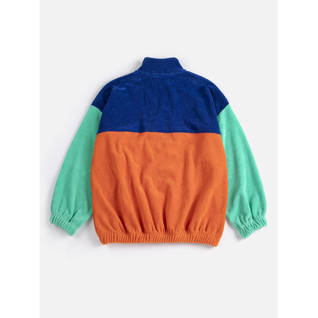 Bobo Choses Bobo Choses color block zipped sweatshirt ss26