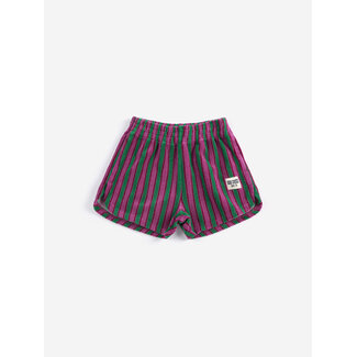 Bobo Choses Striped terry cloth shorts
