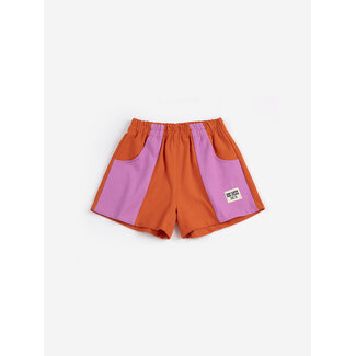 Bobo Choses Bobo Choses color Block woven shorts