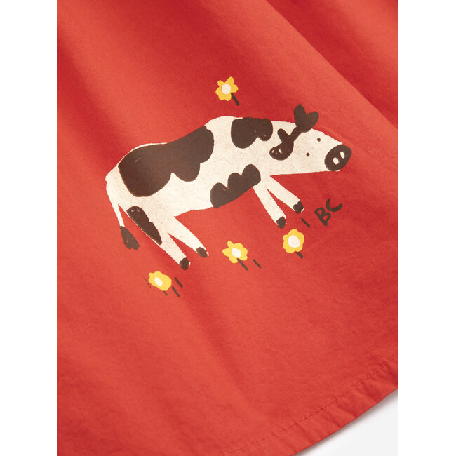 Bobo Choses Farm Adventure woven midi skirt