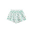 Piupiuchick shorts | ecru w/ green flowers allover