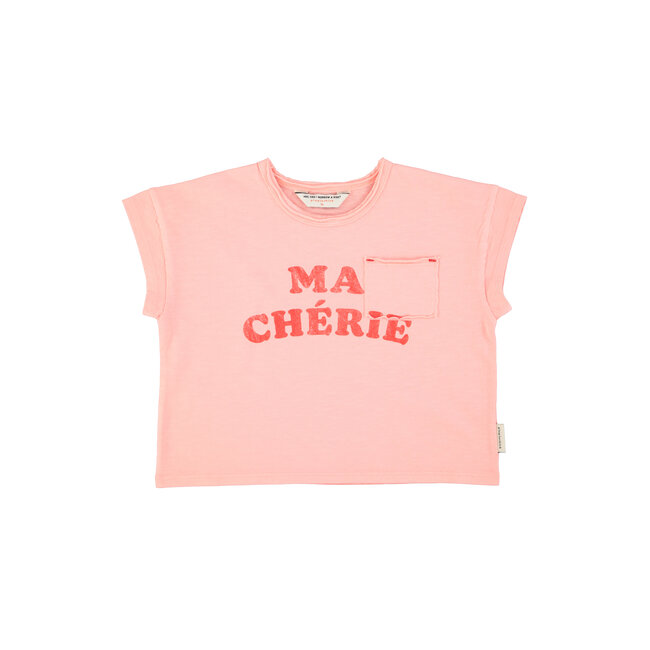 Piupiuchick t'shirt | light pink w/ "ma chérie" print