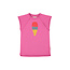 Piupiuchick t-shirt dress | fuchsia w/ ice cream print