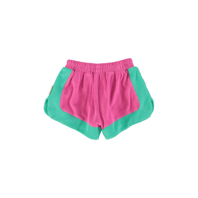 Piupiuchick shorts | fuchsia & green